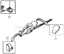 Page A Diagram and Parts List for HTC2200  Weed Eater Hedge Trimmer